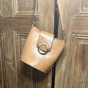 Banana Republic Tan Bucket Bag